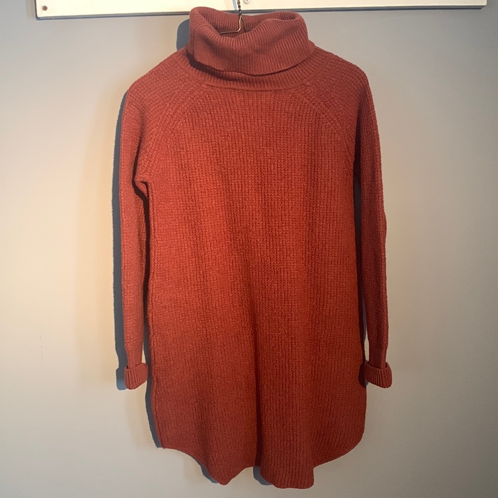 Marino wool long turtleneck